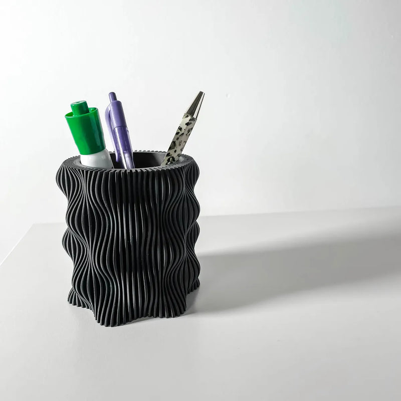 Load image into Gallery viewer, The Muxel Pen Holder | Desk Organizer and Pencil Cup Holder | Modern Office and Home Decor
