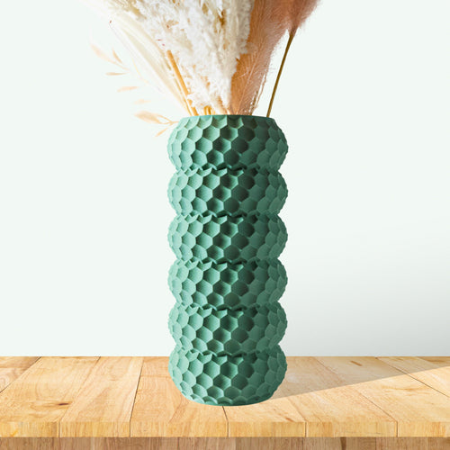 3d printed custom boho vase for dried flowers
