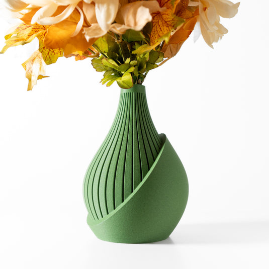The Yovi Vase, Modern and Unique Custom Home Decor for Dried and Preserved Flower Arrangement