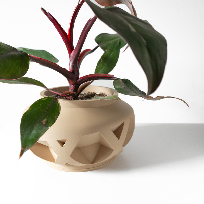 Load image into Gallery viewer, The Nomio Planter Pot with Drainage Tray | Modern and Unique Home Decor for Plants and Succulents
