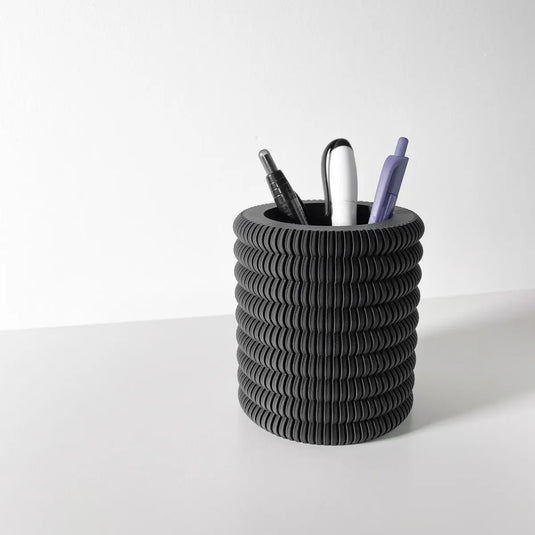 The Lonu Pen Holder | Desk Organizer and Pencil Cup Holder | Modern Office and Home Decor