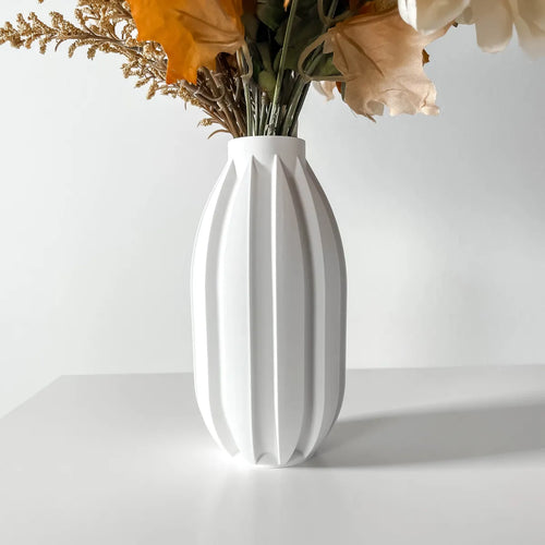 The Akin Vase, Modern and Unique Home Decor for Dried and Preserved Flower Arrangement