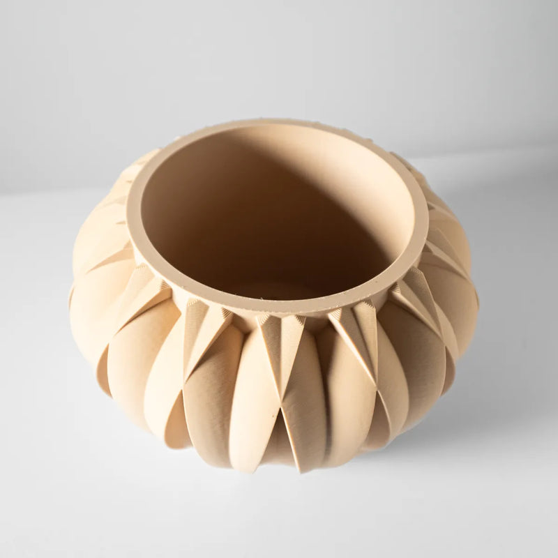 Load image into Gallery viewer, The Halden Planter Pot with Drainage Tray | Modern and Unique Home Decor for Plants and Succulents
