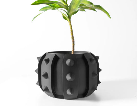 The Alver Planter Pot with Drainage Tray | Modern and Unique Home Decor for Plants and Succulents