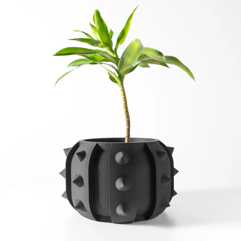 Load image into Gallery viewer, The Alver Planter Pot with Drainage Tray | Modern and Unique Home Decor for Plants and Succulents

