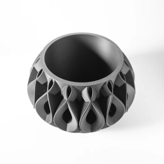 The Viris Planter Pot with Drainage Tray | Modern and Unique Home Decor for Plants and Succulents