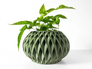Load image into Gallery viewer, The Velux Planter Pot with Drainage Tray | Modern and Unique Home Decor for Plants and Succulents
