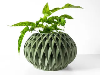 Load image into Gallery viewer, The Velux Planter Pot with Drainage Tray | Modern and Unique Home Decor for Plants and Succulents
