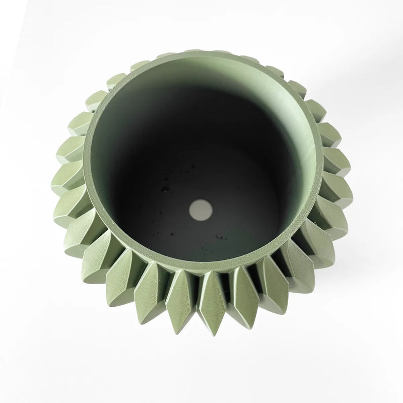 Load image into Gallery viewer, The Sevi Planter Pot with Drainage Tray | Modern and Unique Home Decor for Plants and Succulents
