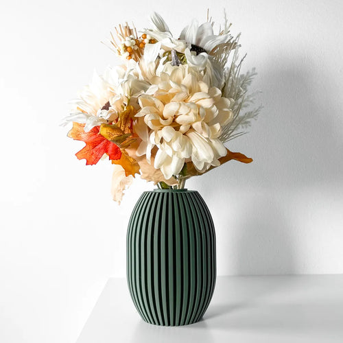 The Eclano Vase, Modern and Unique Home Decor for Dried and Preserved Flower Arrangement