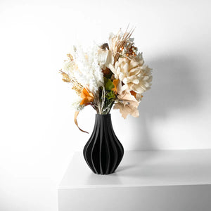 The Zolara Vase, Modern and Unique Home Decor for Dried and Preserved Flower Arrangement