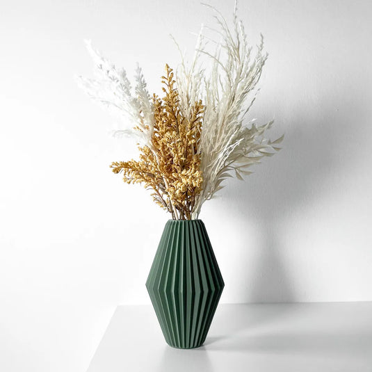 The Hivara Vase, Modern and Unique Home Decor for Dried and Preserved Flower Arrangement
