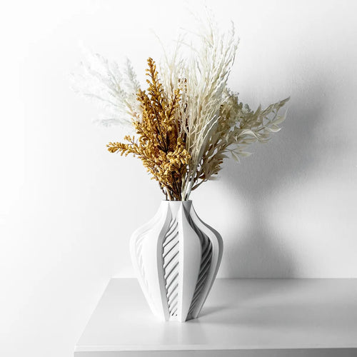 The Elvox Vase, Modern and Unique Home Decor for Dried and Preserved Flower Arrangement