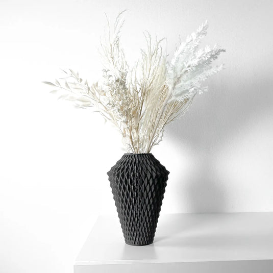 The Vantori Vase, Modern and Unique Home Decor for Dried and Preserved Flower Arrangement