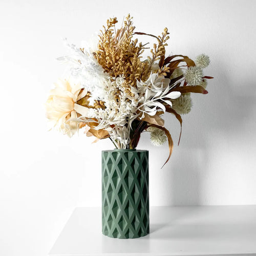 The Kymara Vase, Modern and Unique Home Decor for Dried and Preserved Flower Arrangement