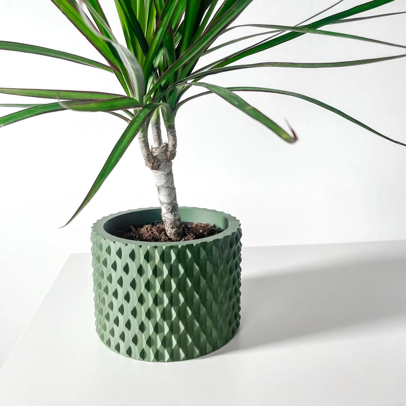Load image into Gallery viewer, The Ondir Planter Pot with Drainage Tray | Modern and Unique Home Decor for Plants and Succulents
