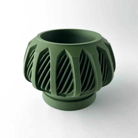 The Mirex Planter Pot with Drainage Tray | Modern and Unique Home Decor for Plants and Succulents