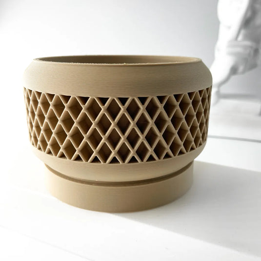The Uvix Planter Pot with Drainage Tray | Modern and Unique Home Decor for Plants and Succulents