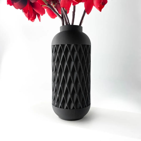 The Hesil Vase, Modern and Unique Home Decor for Dried and Preserved Flower Arrangement