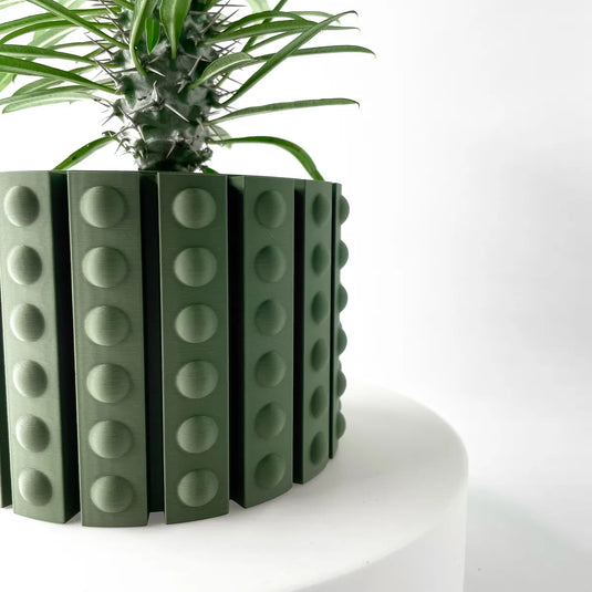 The Belio Planter Pot with Drainage Tray | Modern and Unique Home Decor for Plants and Succulents