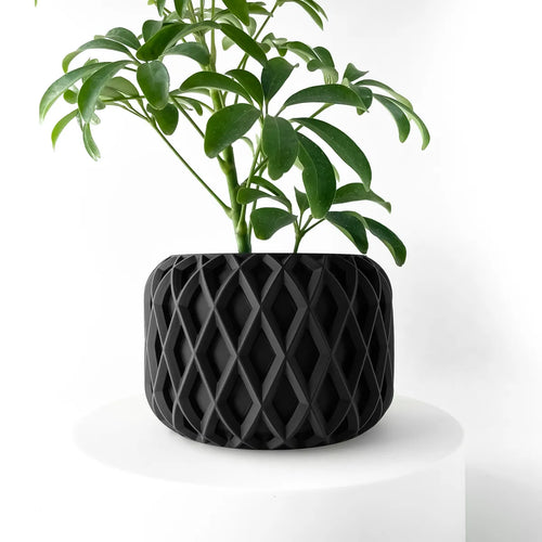 The Kinao Planter Pot with Drainage Tray | Modern and Unique Home Decor for Plants and Succulents