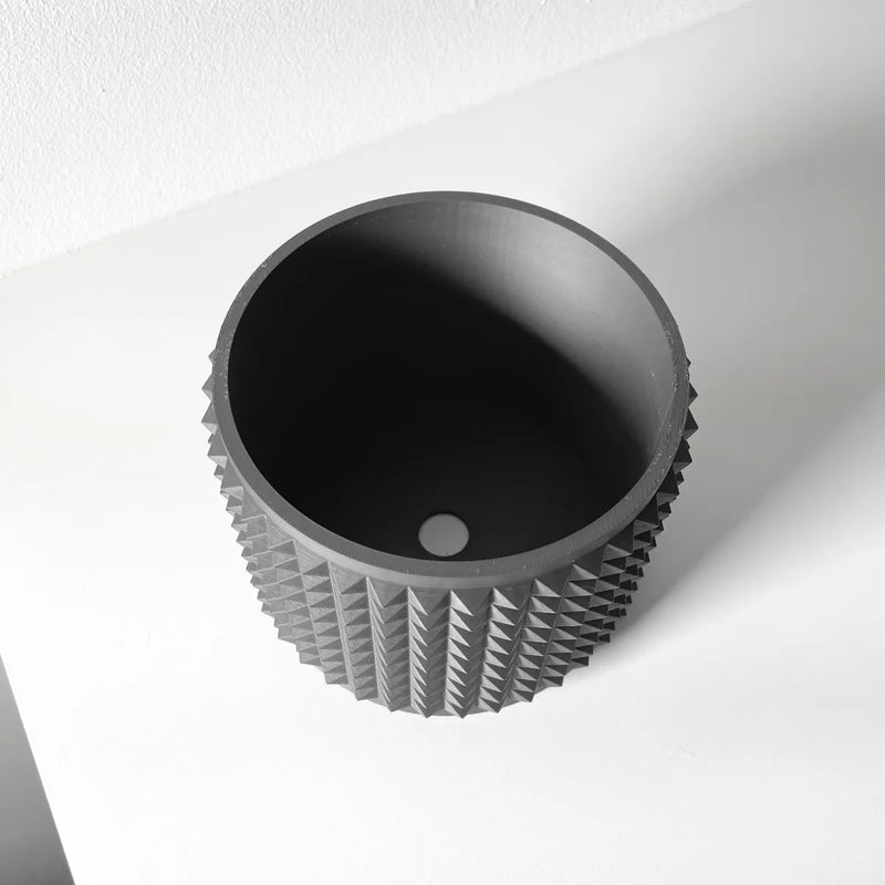 Load image into Gallery viewer, The Anver Planter Pot with Drainage Tray | Modern and Unique Home Decor for Plants and Succulents
