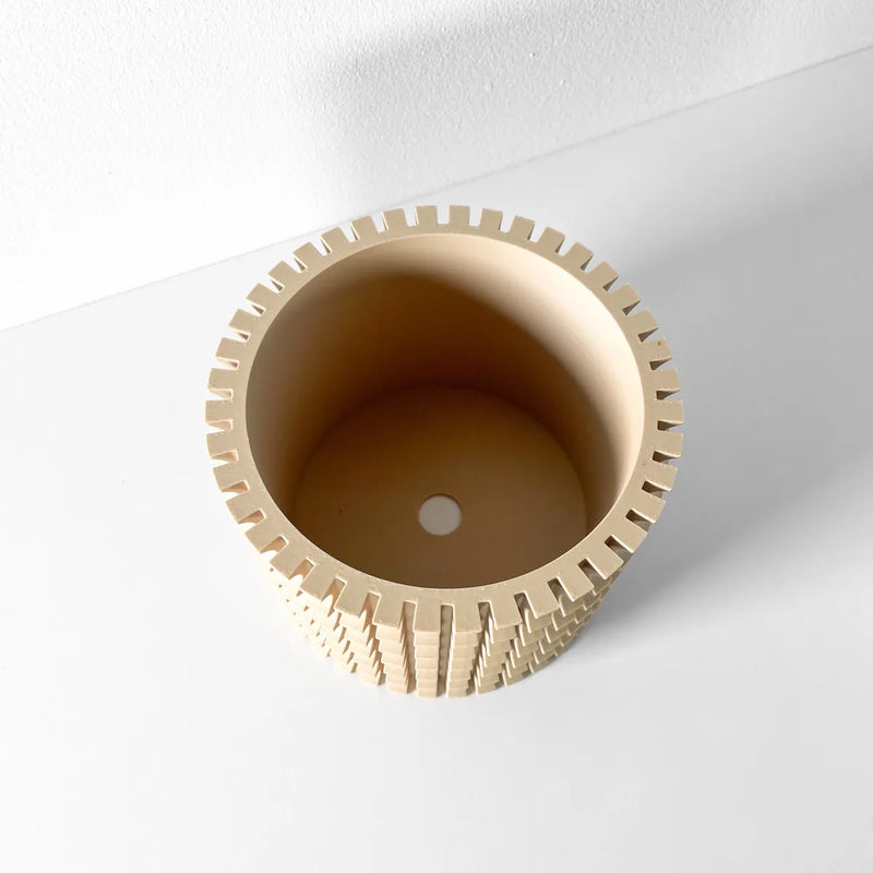 Load image into Gallery viewer, The Tulam Planter Pot with Drainage Tray | Modern and Unique Home Decor for Plants and Succulents
