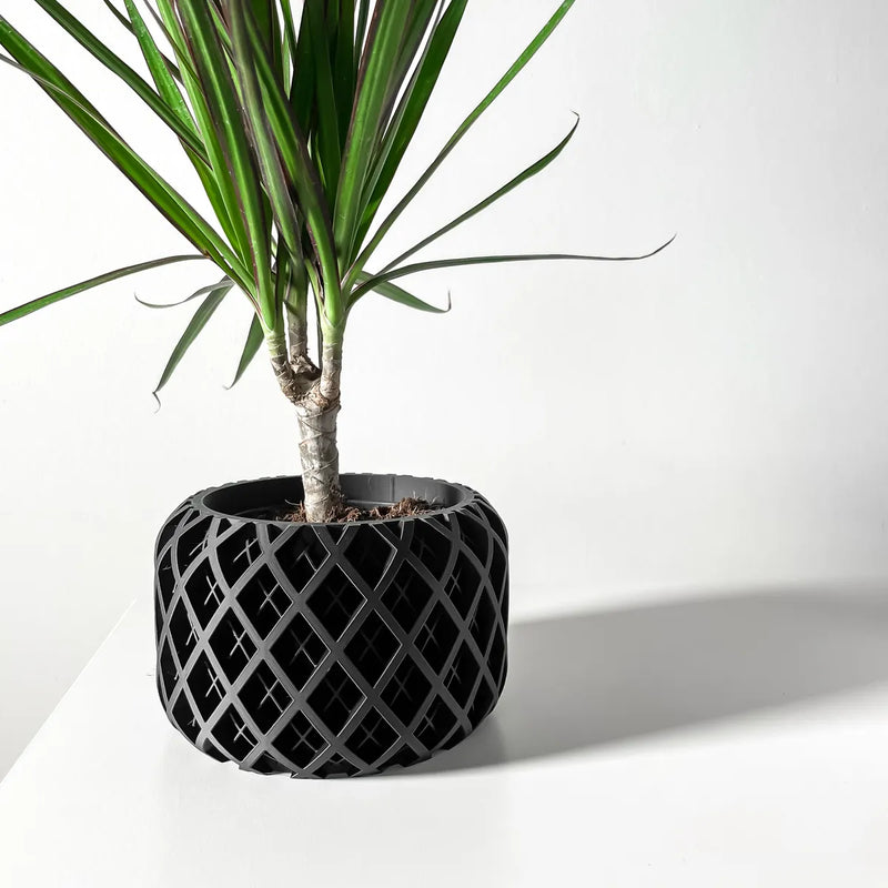 Load image into Gallery viewer, The Torio Planter Pot with Drainage Tray | Modern and Unique Home Decor for Plants and Succulents
