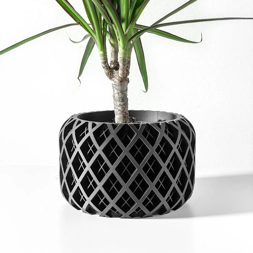 The Torio Planter Pot with Drainage Tray | Modern and Unique Home Decor for Plants and Succulents
