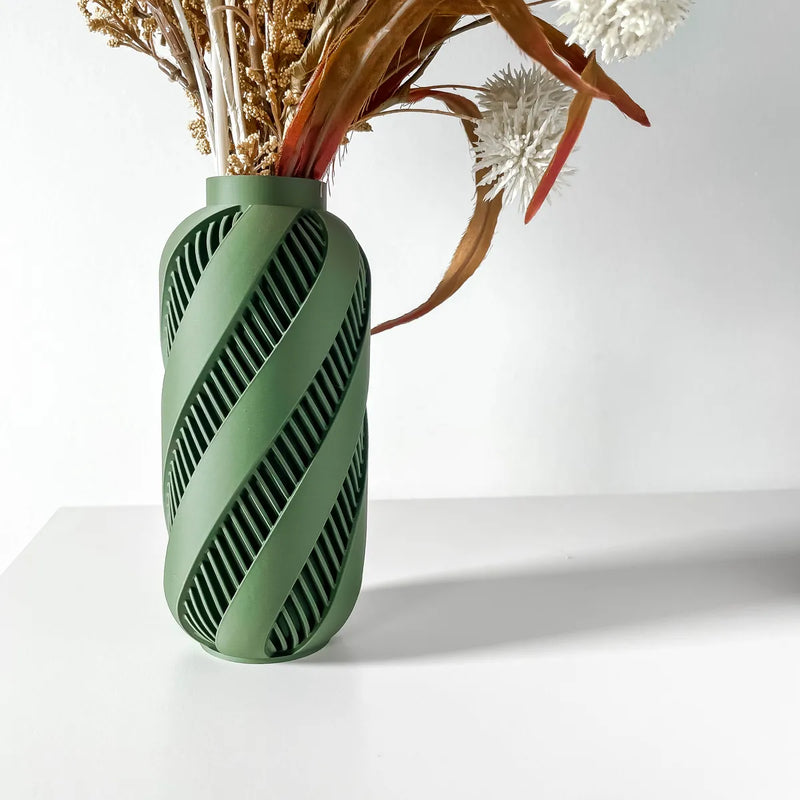 Load image into Gallery viewer, The Alin Vase, Modern and Unique Home Decor for Dried and Preserved Flower Arrangement
