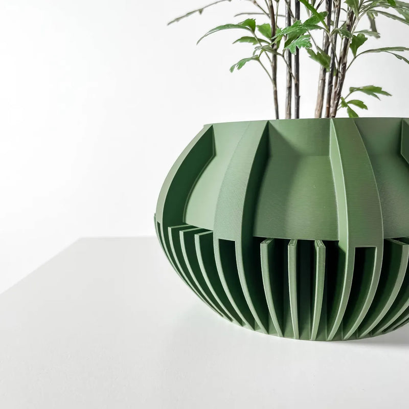 Load image into Gallery viewer, The Loso Planter Pot with Drainage Tray | Modern and Unique Home Decor for Plants and Succulents
