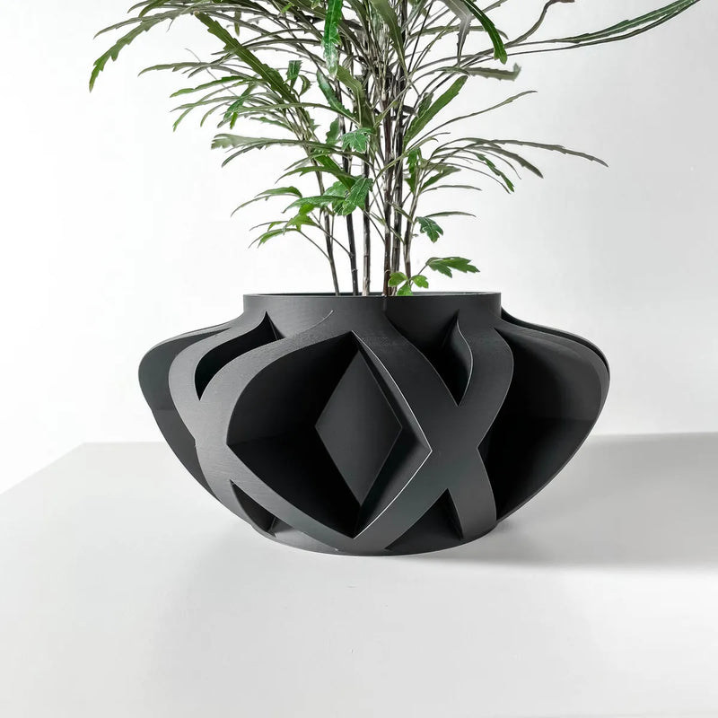 Load image into Gallery viewer, The Sono Planter Pot with Drainage Tray | Modern and Unique Home Decor for Plants and Succulents
