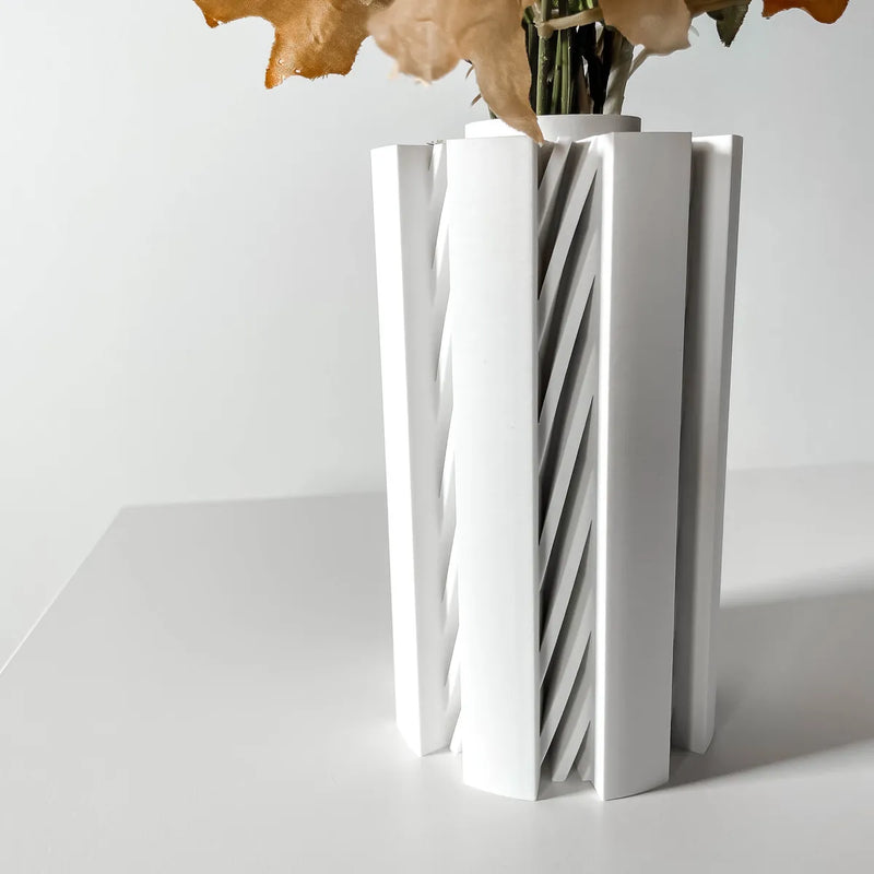 Load image into Gallery viewer, The Landis Vase, Modern and Unique Home Decor for Dried and Preserved Flower Arrangement
