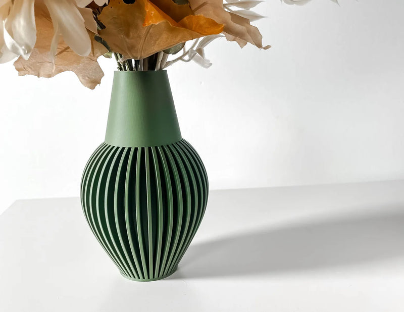 Load image into Gallery viewer, The Donos Vase, Modern and Unique Home Decor for Dried and Preserved Flower Arrangement

