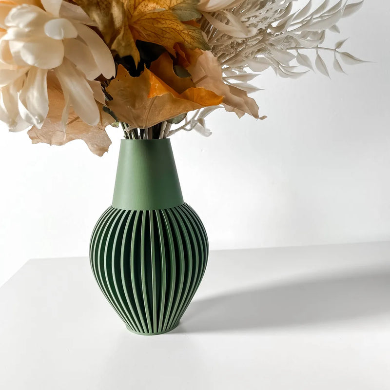 Load image into Gallery viewer, The Donos Vase, Modern and Unique Home Decor for Dried and Preserved Flower Arrangement
