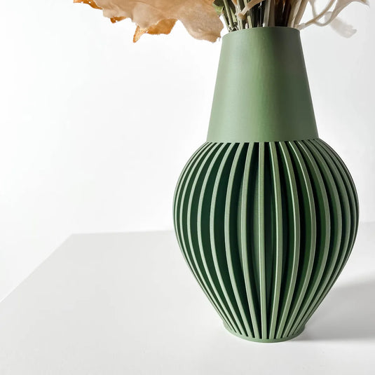 The Donos Vase, Modern and Unique Home Decor for Dried and Preserved Flower Arrangement