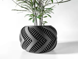 The Alko Planter Pot with Drainage Tray | Modern and Unique Home Decor for Plants and Succulents