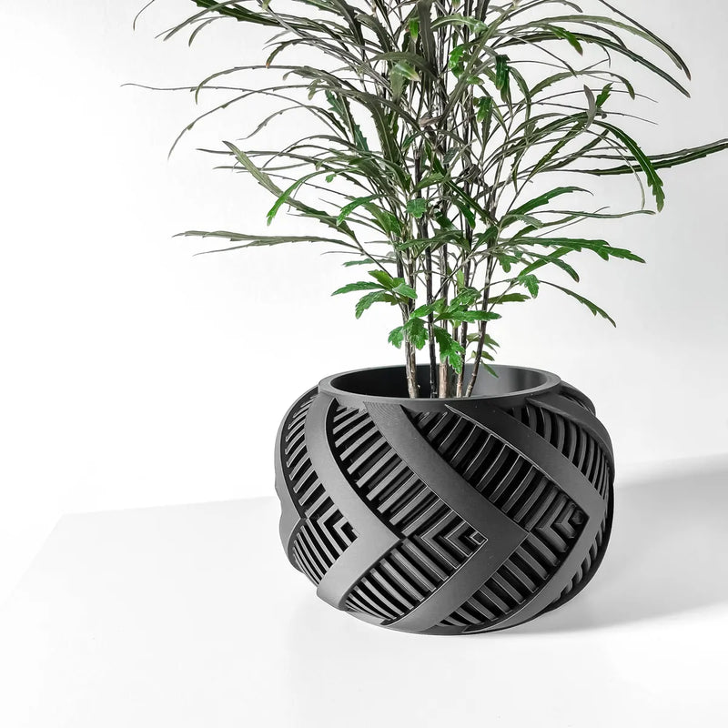 Load image into Gallery viewer, The Alko Planter Pot with Drainage Tray | Modern and Unique Home Decor for Plants and Succulents
