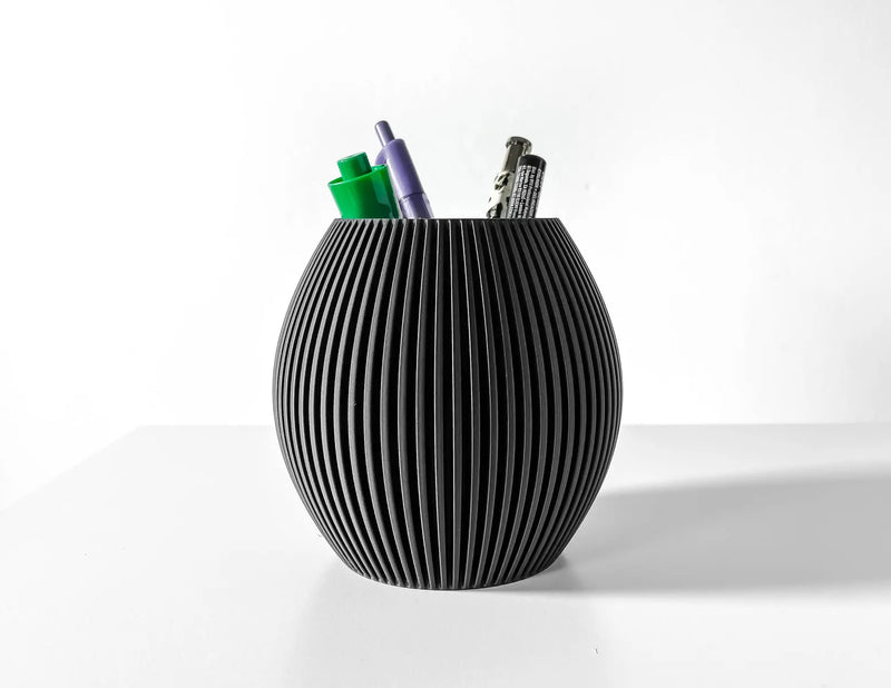 Load image into Gallery viewer, The Renis Pen Holder | Desk Organizer and Pencil Cup Holder | Modern Office and Home Decor
