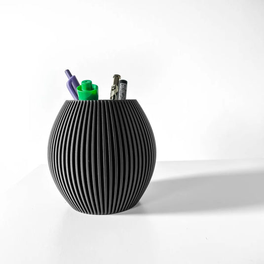 The Renis Pen Holder | Desk Organizer and Pencil Cup Holder | Modern Office and Home Decor