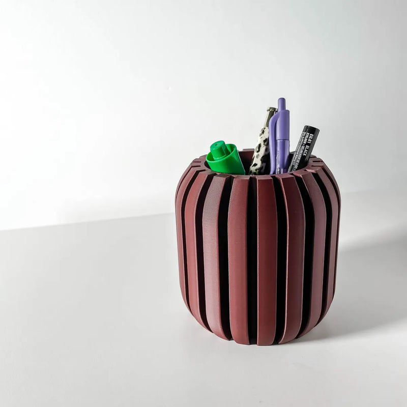 Load image into Gallery viewer, The Unra Pen Holder | Desk Organizer and Pencil Cup Holder | Modern Office and Home Decor
