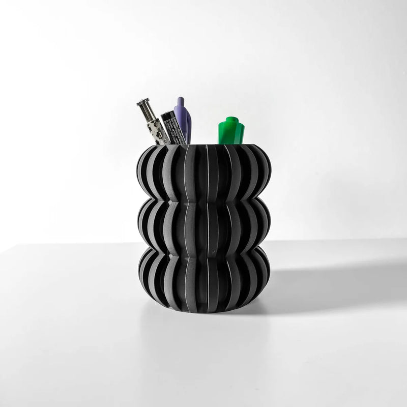 Load image into Gallery viewer, The Renio Pen Holder | Desk Organizer and Pencil Cup Holder | Modern Office and Home Decor

