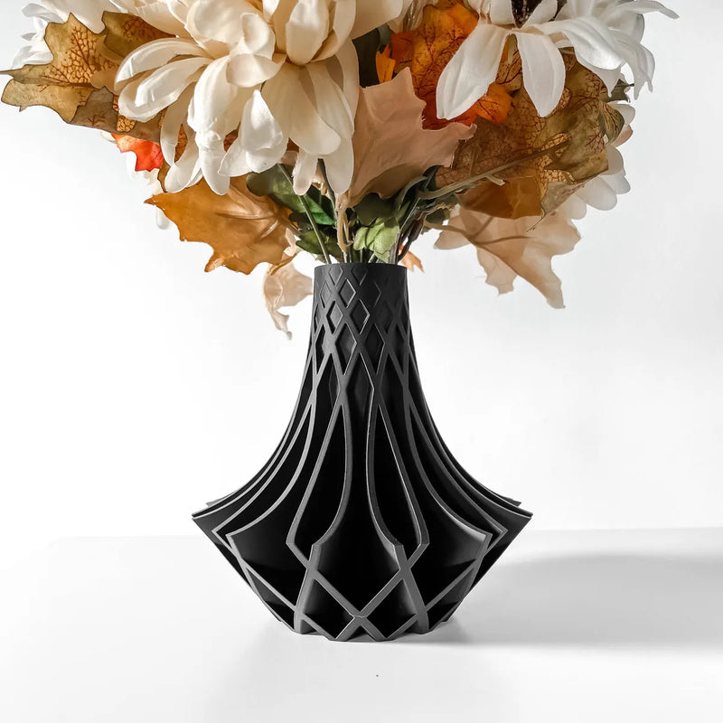 Load image into Gallery viewer, The Kiva Vase, Modern and Unique Home Decor for Dried and Preserved Flower Arrangement
