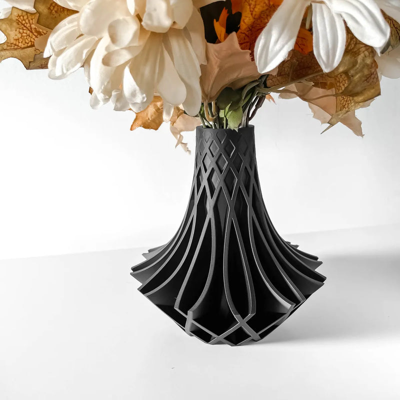 Load image into Gallery viewer, The Kiva Vase, Modern and Unique Home Decor for Dried and Preserved Flower Arrangement
