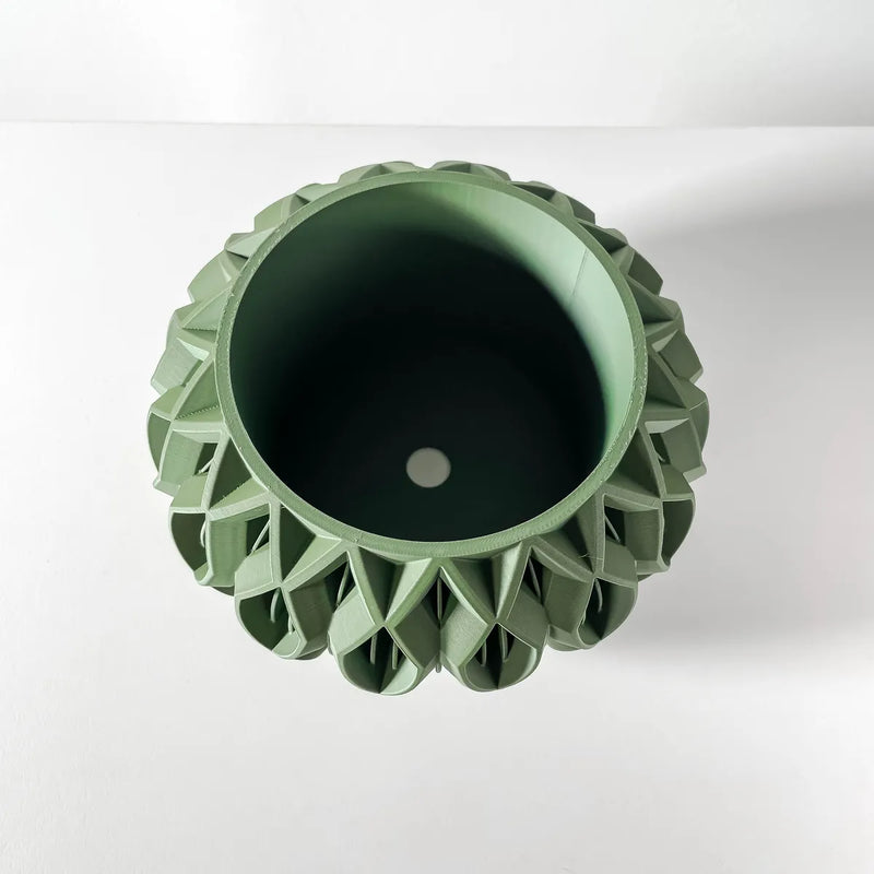 Load image into Gallery viewer, The Octa Planter Pot with Drainage Tray | Modern and Unique Home Decor for Plants and Succulents
