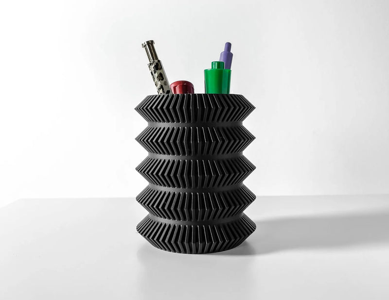 Load image into Gallery viewer, The Kuri Pen Holder | Desk Organizer and Pencil Cup Holder | Modern Office and Home Decor
