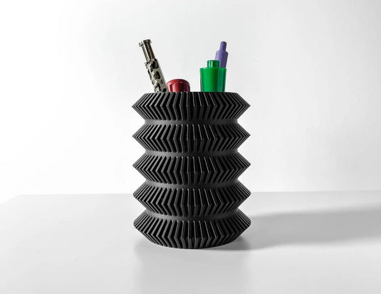 The Kuri Pen Holder | Desk Organizer and Pencil Cup Holder | Modern Office and Home Decor