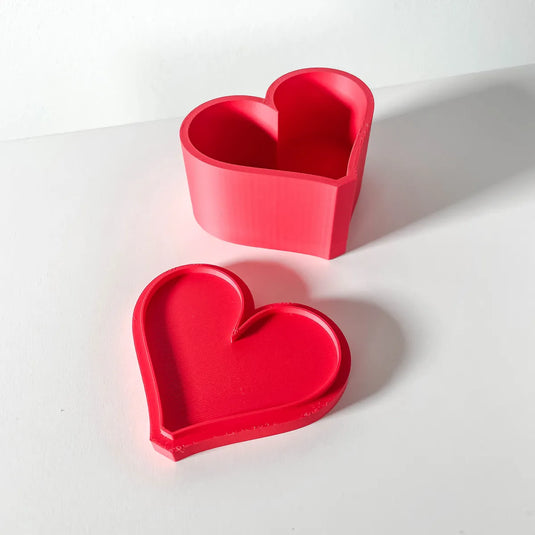 Heart Storage Container | Desk Organizer and Misc Holder | Modern Office and Home Decor
