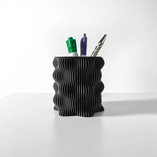 The Muxel Pen Holder | Desk Organizer and Pencil Cup Holder | Modern Office and Home Decor