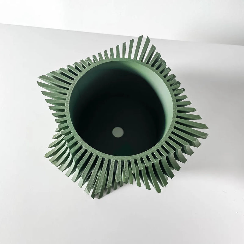 Load image into Gallery viewer, The Anio Wacky Planter Pot with Drainage Tray | Modern and Unique Home Decor for Plants and Succulents
